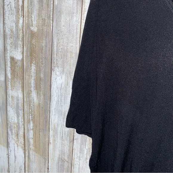 ASOS Black Stretch Oversized Blouse - Picture 3 of 4